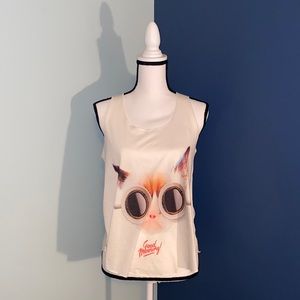 Good Morning Cat tank top